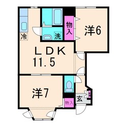 エレガンテ・Ｍ・Ｉの物件間取画像